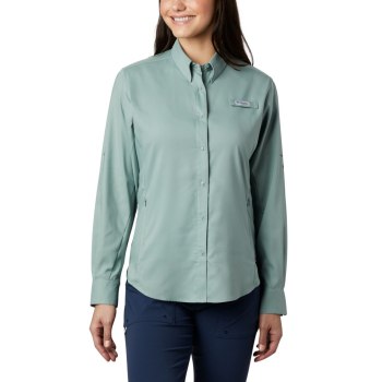Columbia Ženske Košulje - PFG Tamiami II Long Sleeve Svijetlo Zelene | JIKA-81037